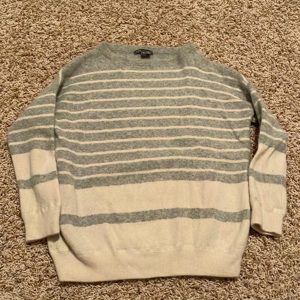 Vince Cashmere Striped Sweater
